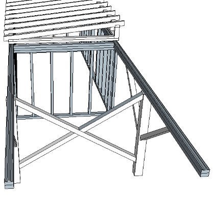 Skeleton front view