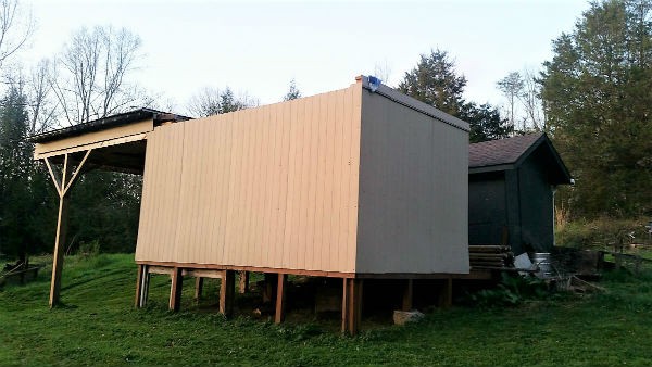 Back view roof open